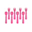 Bright Pink Re-Play Utensils, 8 pk