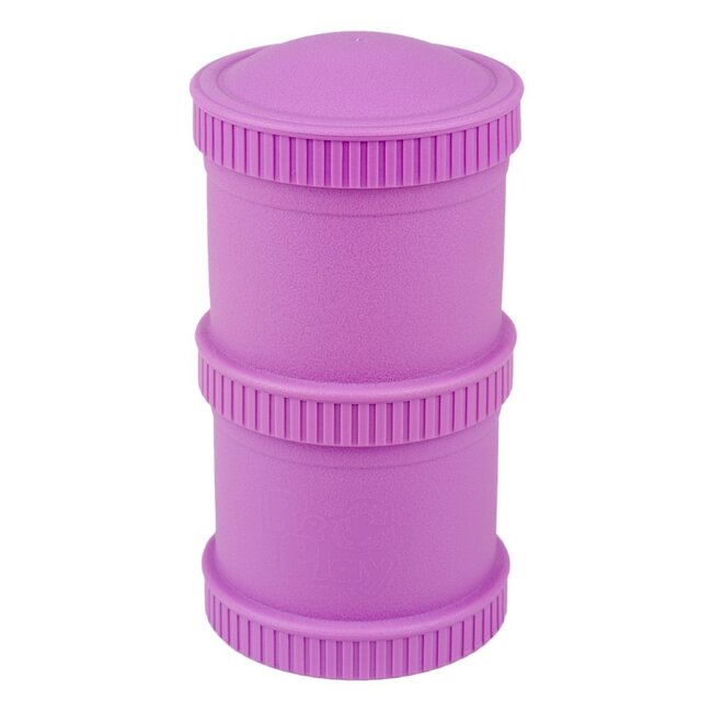 Purple Snack Stack (2 pod base + 1 lid), Re-Play