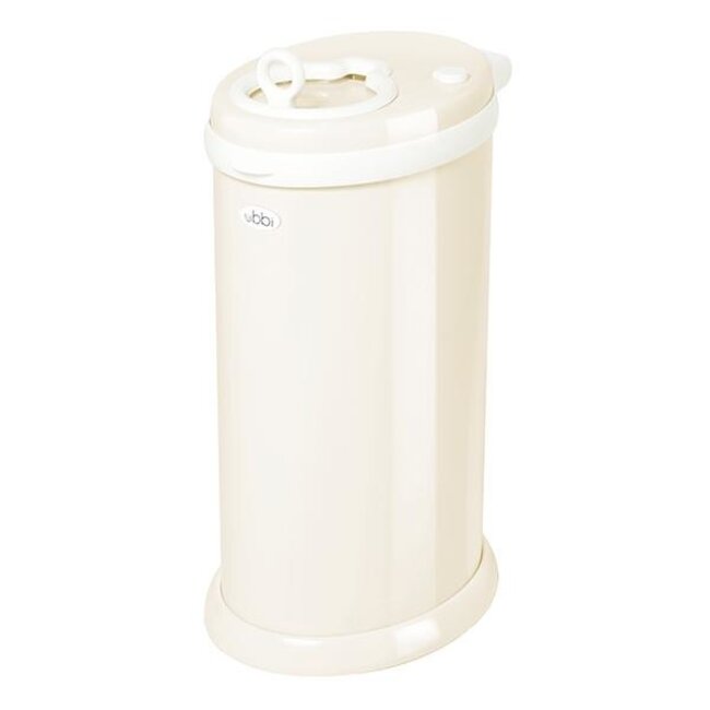 Ubbi Ivory (Sand) Ubbi Steel Diaper Pail