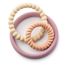 Kenzie Trio Rings Silicone Teether