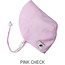 Puffin Gear Pink Check 3-6m Summer Day Linen Bonnet