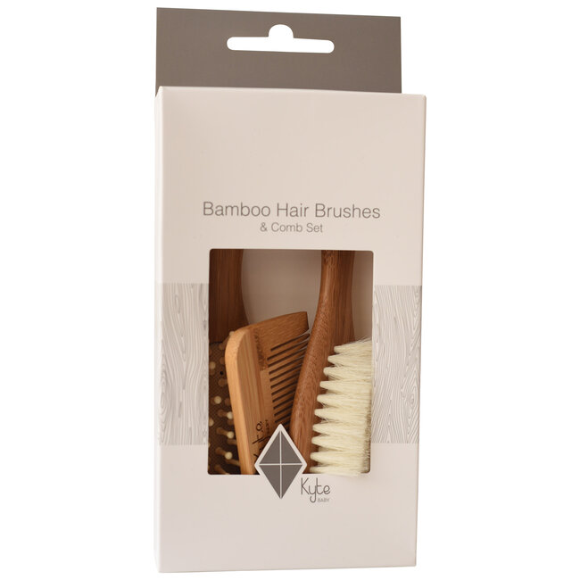 Kyte Baby Kyte Bamboo Hair Brushes & Comb Set