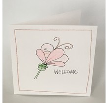 Welcome Flower Card