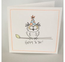 Happy Owl Card