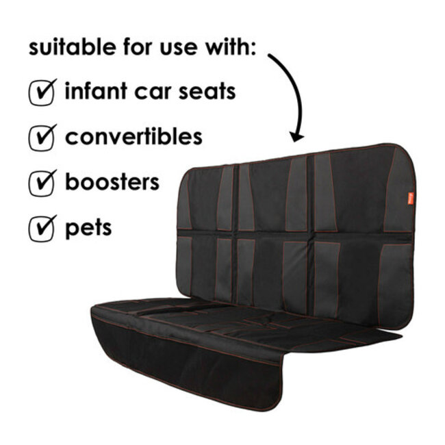 Diono Black Car Seat Protector Ultra Mat XXXL
