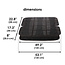 Diono Black Car Seat Protector Ultra Mat XXXL