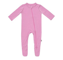 Bubblegum Zippered Footie