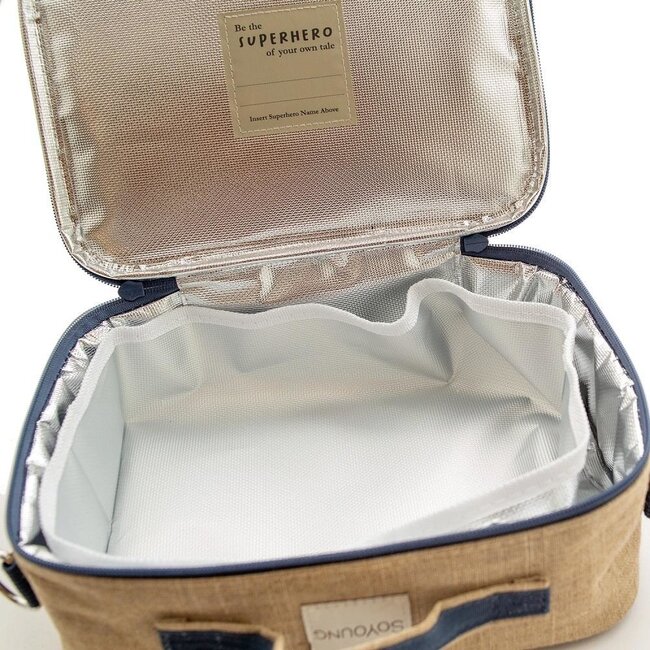 SoYoung Colourful Graffiti Raw Linen Lunchbox