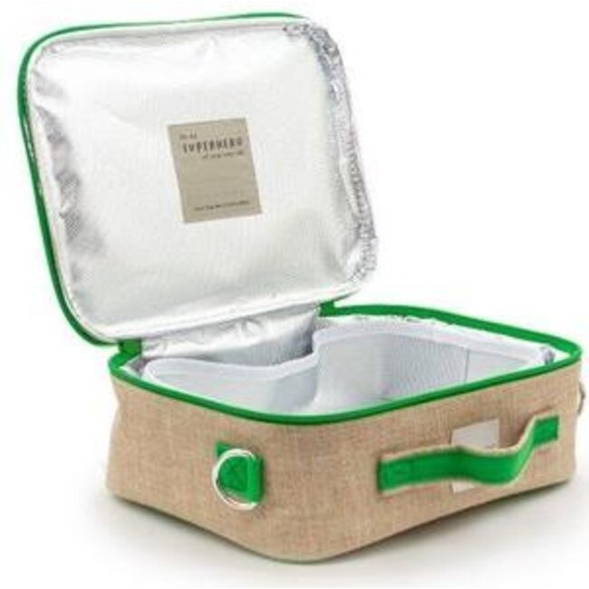 SoYoung Monsieur Panda Raw Linen Lunchbox