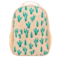 Cacti Desert Raw Linen Toddler Backpack