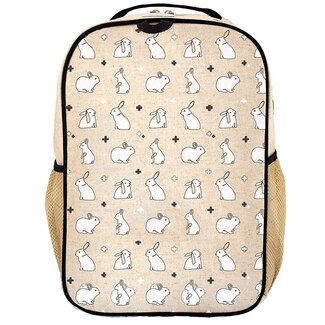 SoYoung Bunny Tile Linen Gradeschool Backpack