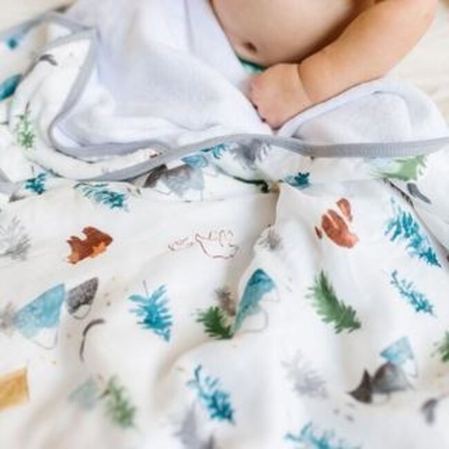 Loulou Lollipop Adventure Begins Hooded Towel Set