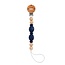 Loulou Lollipop Navy Soleil Pacifier Clip