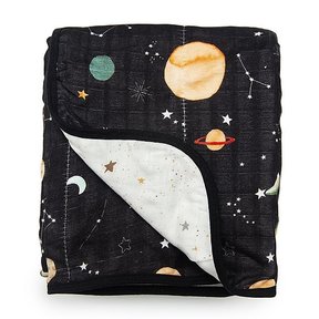 Planets Muslin Quilt Blanket