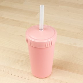 Blush Straw Cup with Lid & Straw