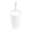 Re-Play White Straw Cup with Lid & Straw