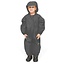 Grey Splashy Breathable Nylon Rain Suit