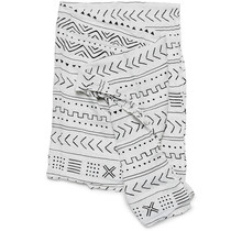 White Mudcloth Muslin Swaddle