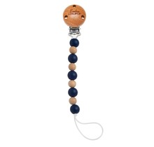 Navy Celeste Pacifier Clip