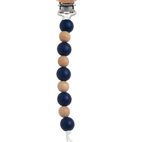 Navy Celeste Pacifier Clip