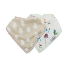 Woodland Gnome Bandana Bib Set, 2pk