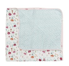Rosey Bloom Muslin Quilt Blanket