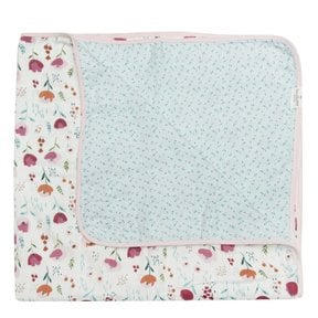 Rosey Bloom Muslin Quilt Blanket
