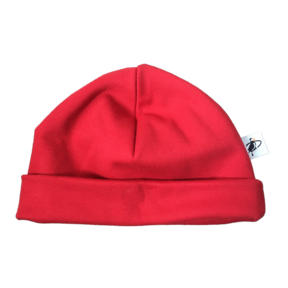 Red Organic Beanie