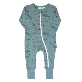 Rockets Organic Zippered Romper