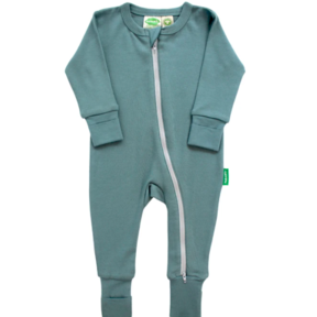 Ocean Organic Zippered Romper