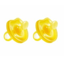 Natural Rubber Pacifier 2pk, Ortho Butterfly