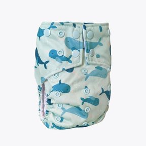 Narwhal One-Size Snap Pocket Diaper