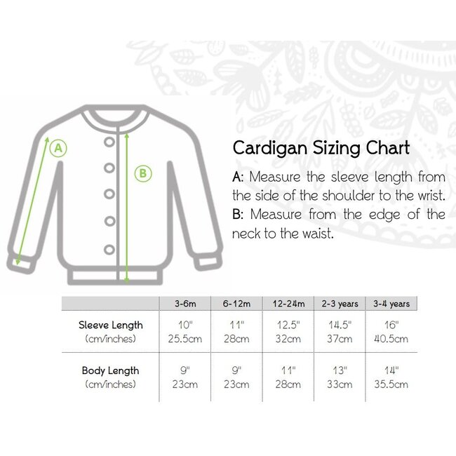 Nooks Forest Merino Wool Cardigan