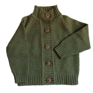Nooks Forest Merino Wool Cardigan