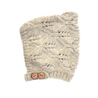 Nooks Cream Merino Wool Bonnet