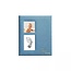 Pearhead Blue Linen Baby Book
