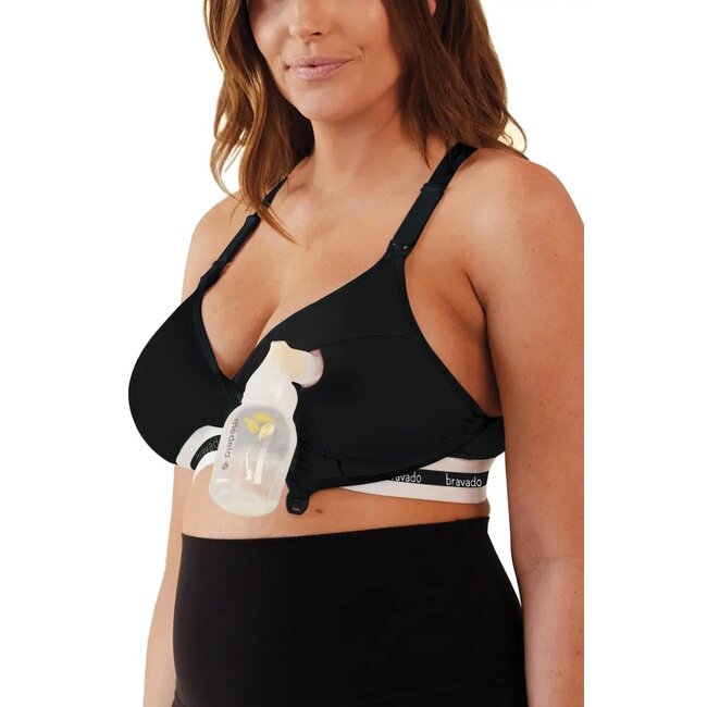 Bravado Black Original Pumping and Nursing Bra