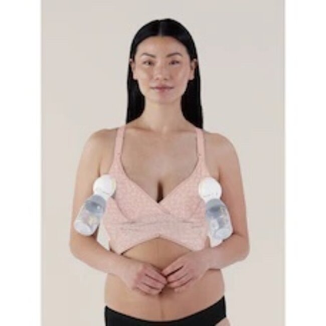 Bravado Pink Leopard Original Pumping and Nursing Bra