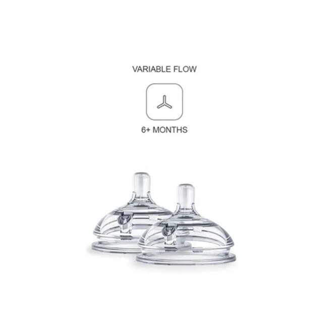 Como Tomo Variable Flow 6+ Months Nipples, Como Tomo