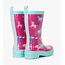Frolicking Unicorns Shiny Rain Boots