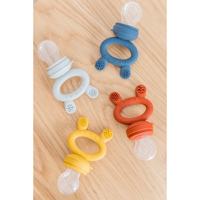 Haakaa Steel Blue Fresh Food Teether Feeder