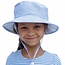 Puffin Gear 6-12m Blue Cotton Oxford Sunbaby Hat
