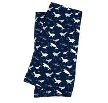 Whales Muslin Swaddle