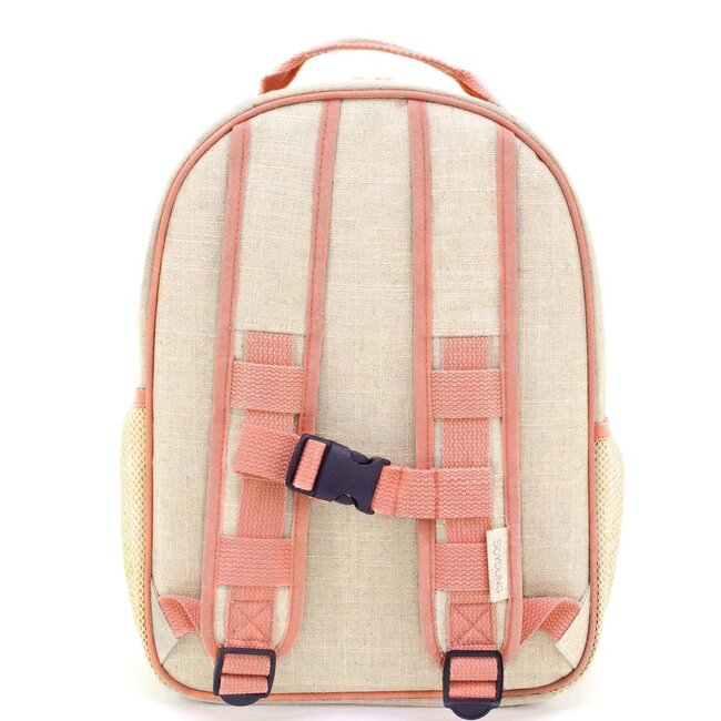 SoYoung Neo Rainbows Raw Linen Gradeschool Backpack