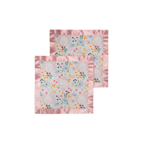 Shell Floral Security Blanket, 2pk