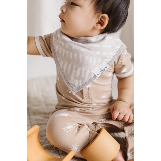 Loulou Lollipop Whales Bandana Bib Set, 2pk