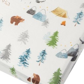 Adventure Begins Fitted Crib Sheet
