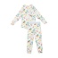 Loulou Lollipop Shell Floral 2-Piece Pajama Set in TENCEL