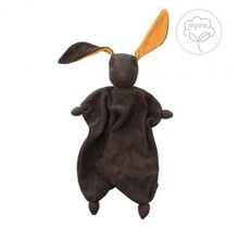 Dark Brown Terry Tino Organic Bonding Bunny