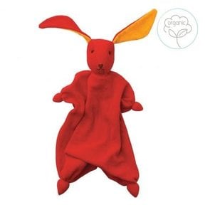 Red Terry Tino Organic Bonding Bunny